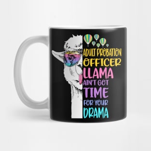 Adult Probation Officer Llama Mug